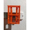 Držák Raspberry Pi na DIN lištu - vodorovný